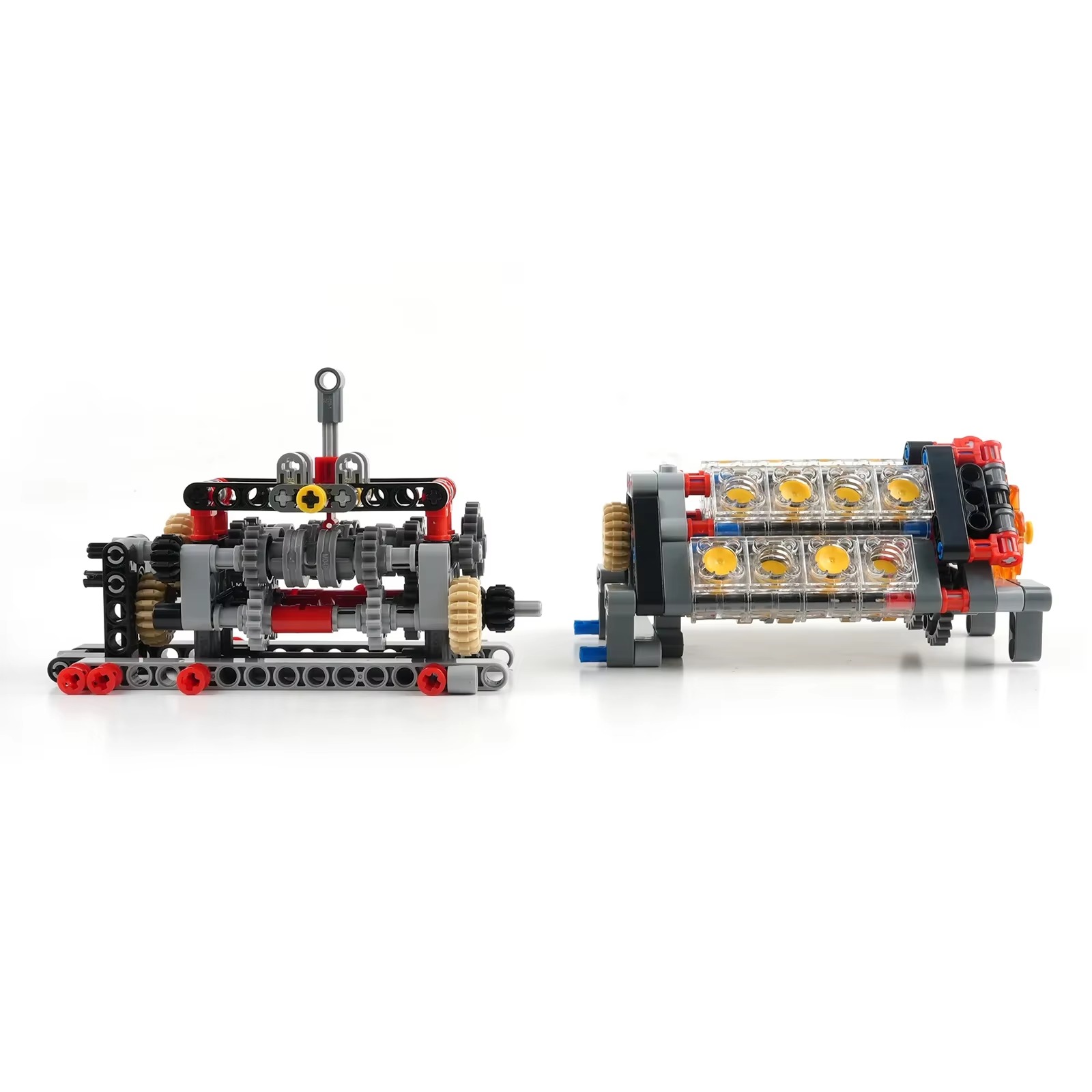 High-Tech Transparent V16 Engi - Model Kit Engine recension och pris