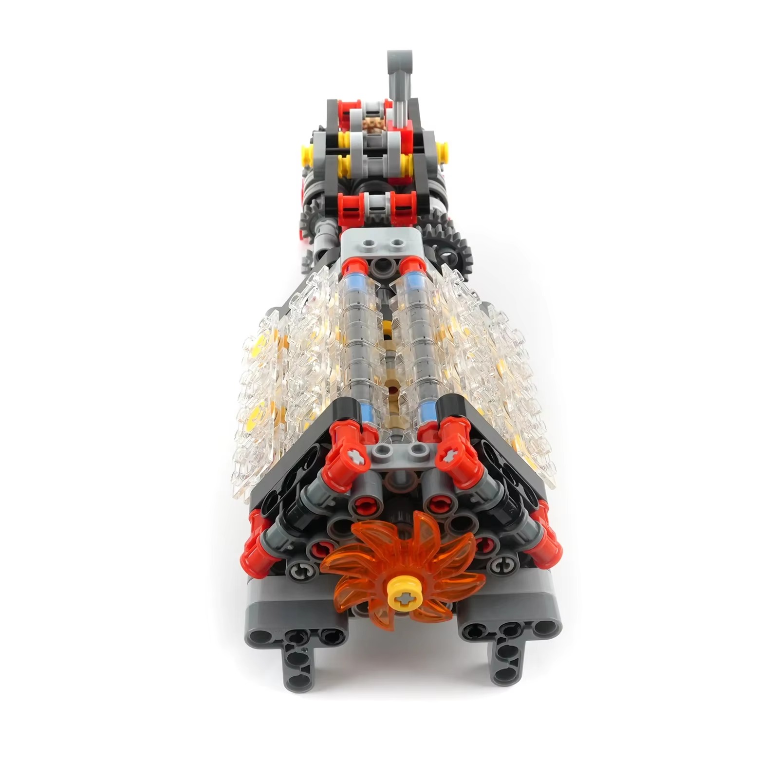 High-Tech Transparent V16 Engi - Model Kit Engine recension och pris