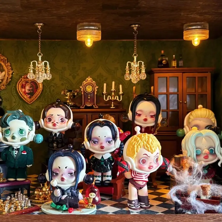 POP MART SKULLPANDA Addams Fam - Model Kit Anime Girl recension och pris