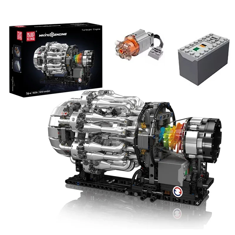 Mould King 10216 Turbojet Engi - Model Kit Engine recension och pris