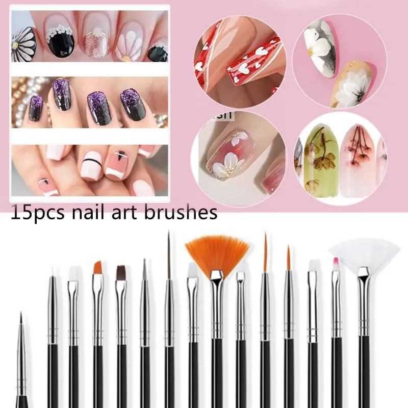 15pcs Fine Detail Paint Brush  - Paint Model Kit recension och pris
