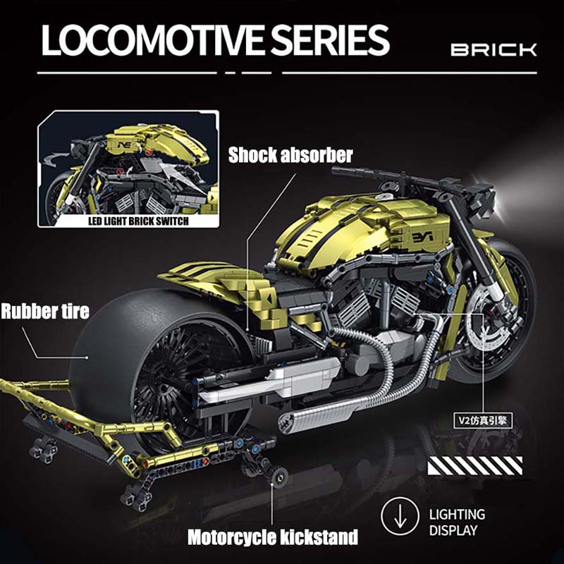 Technical City 2427pcs Harleye - Model Kit Vespa recension och pris