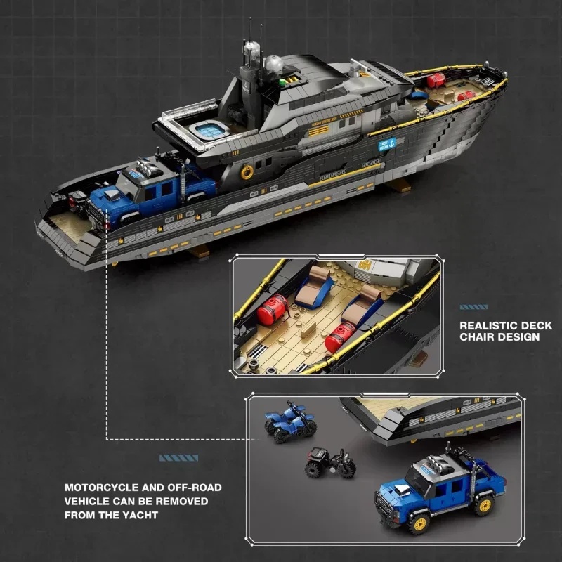 Reobrix 66103 Giant Luxury Yac - Model Kit Yacht recension och pris