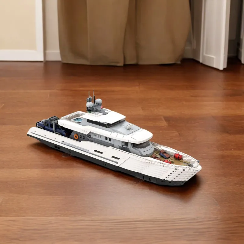 4367PCS White Moc Explorer Yac - Model Kit Yacht recension och pris