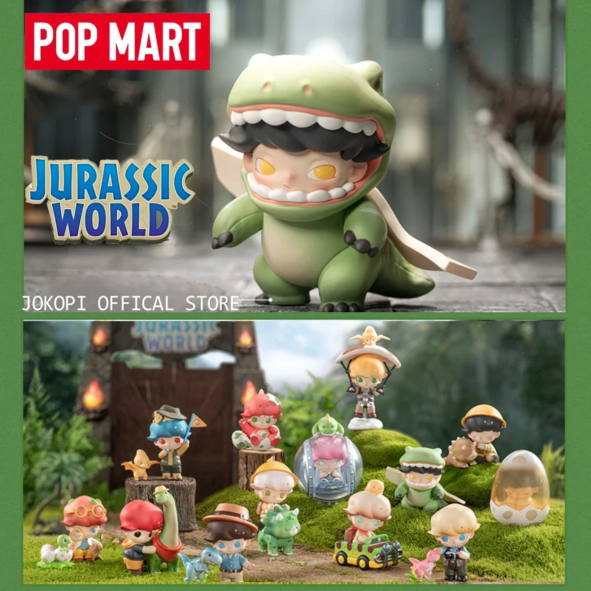 POP MART DIMOO Jurassic World  - Model Kit Anime Girl recension och pris